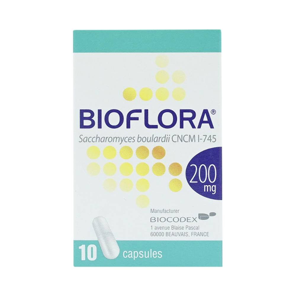 Thuốc Bioflora 200mg Biocodex điều trị tiêu chảy (10 viên)
