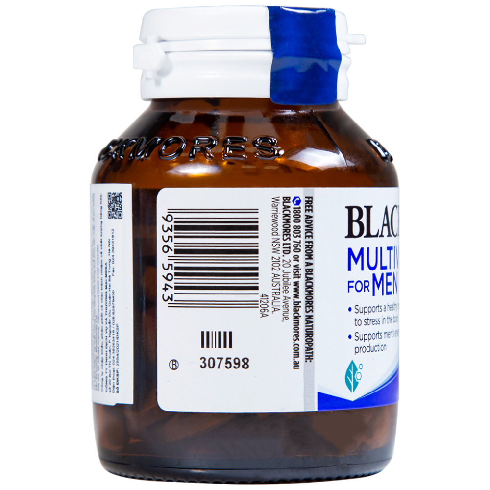 Viên hỗ trợ sức khỏe nam giới Blackmores Multivitamin For Men (50 viên)