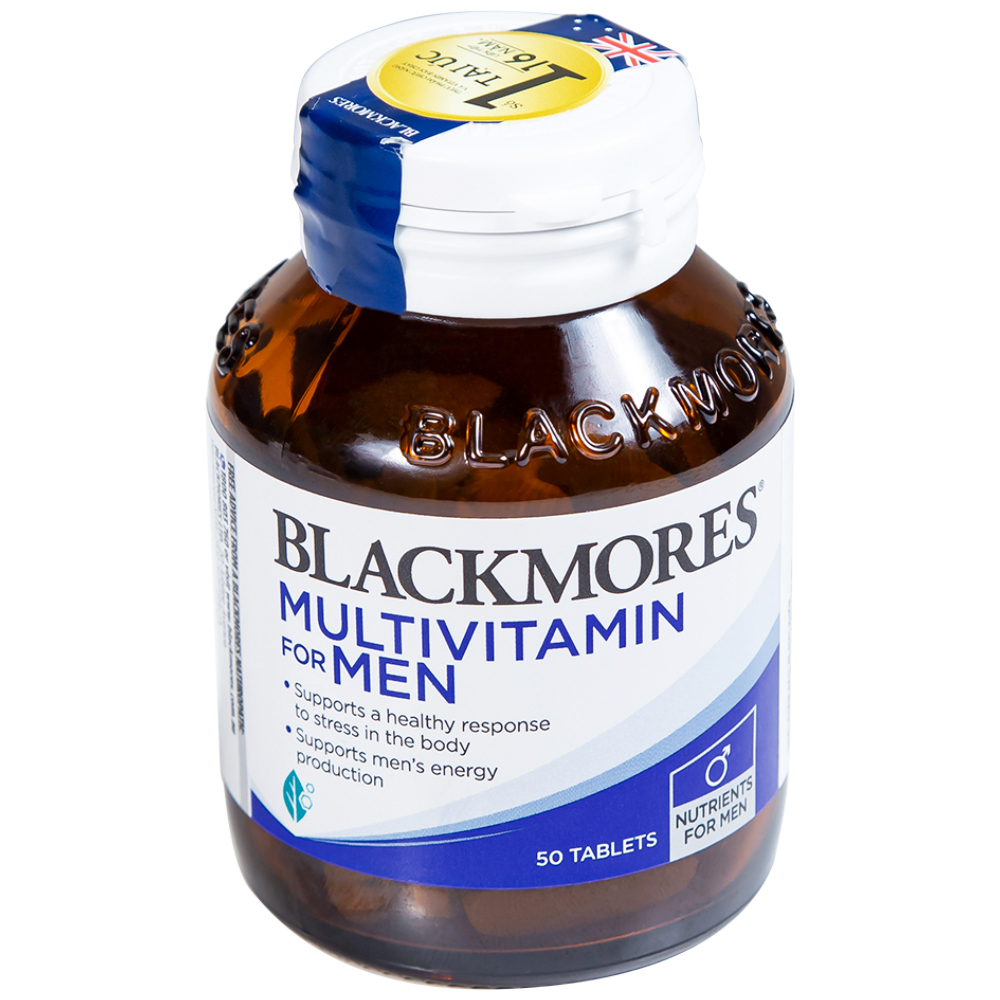 Viên hỗ trợ sức khỏe nam giới Blackmores Multivitamin For Men (50 viên)