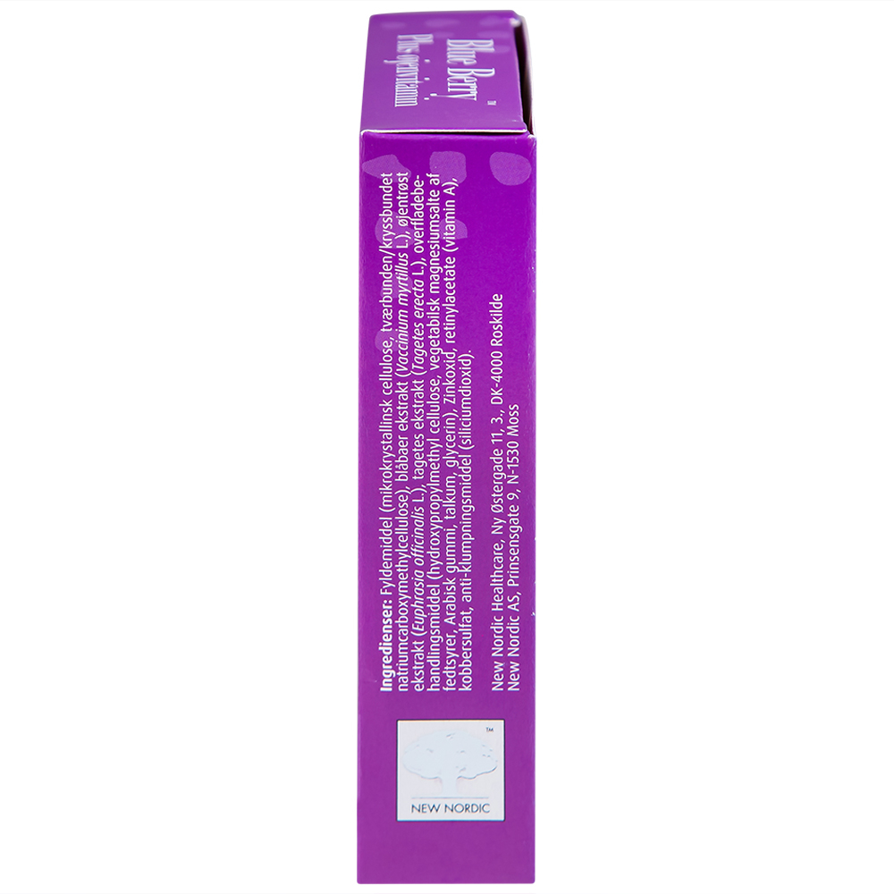 Viên uống hỗ trợ cải thiện thị lực, giảm mỏi mắt, khô mắt Blue Berry Plus Ojenvitamin New Nordic (40 viên)