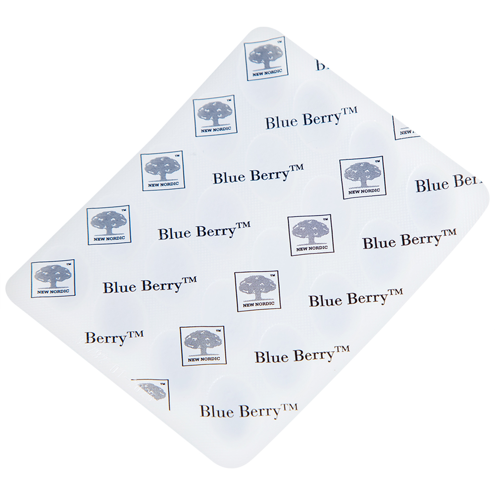 Viên uống hỗ trợ cải thiện thị lực, giảm mỏi mắt, khô mắt Blue Berry Plus Ojenvitamin New Nordic (40 viên)