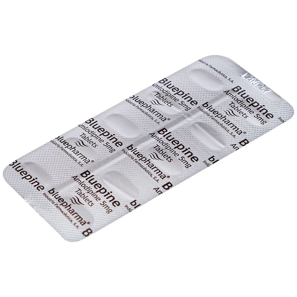 Thuốc Bluepine Bluepharma điều trị tăng huyết áp (6 vỉ x 10 viên) 