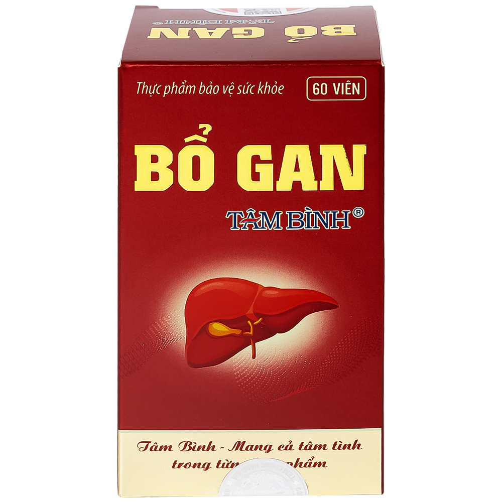 Viên tăng cường chức năng gan Bổ gan Tâm Bình (60 viên)