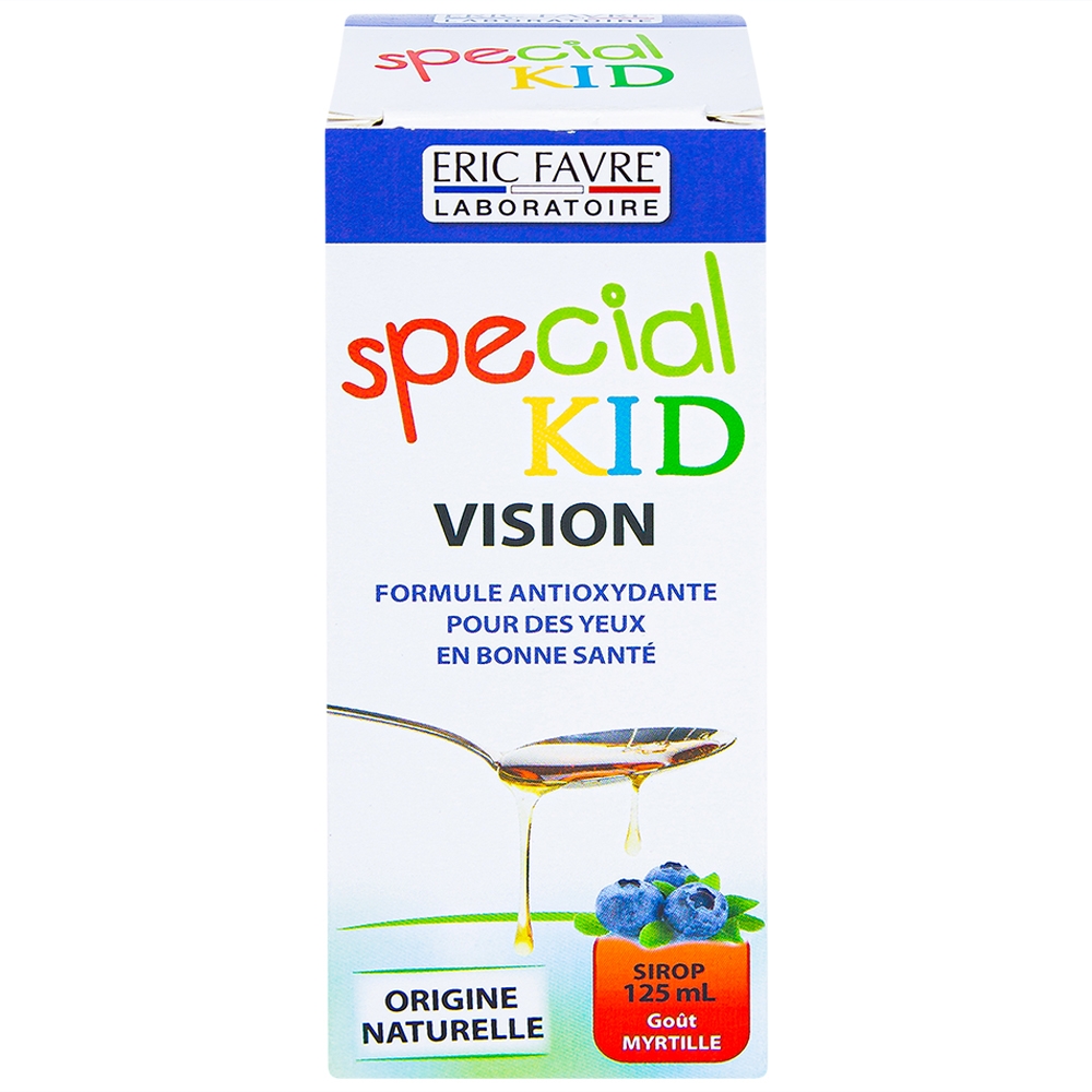Siro giúp tăng cường thị lực cho mắt, phòng ngừa cận thị cho trẻ Special Kid Vision hương việt quất (125ml)