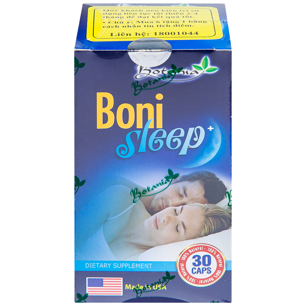 Giảm căng thẳng Bonisleep Botania (30 viên)