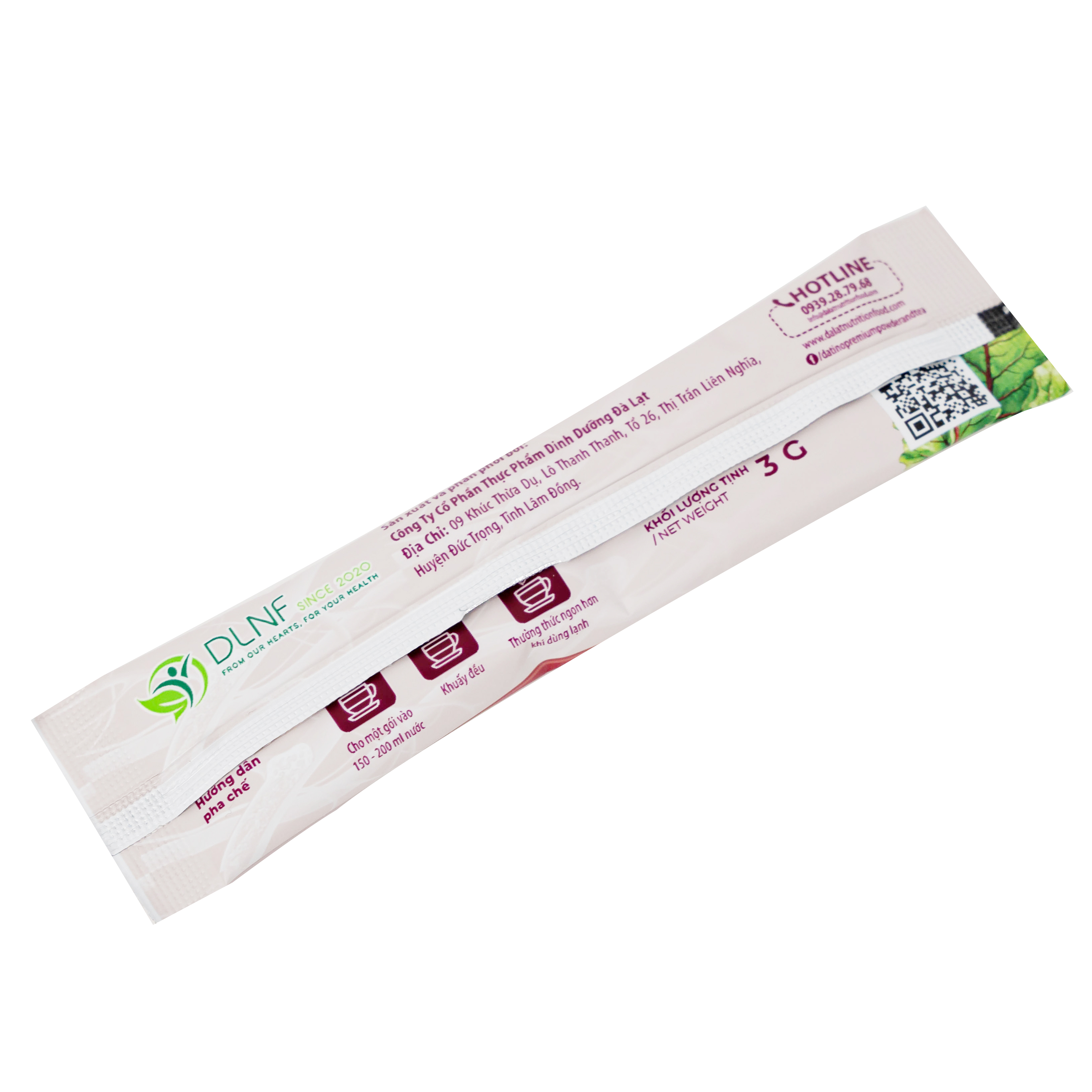 Bột củ dền nguyên chất Datino (15 gói x 3g)
