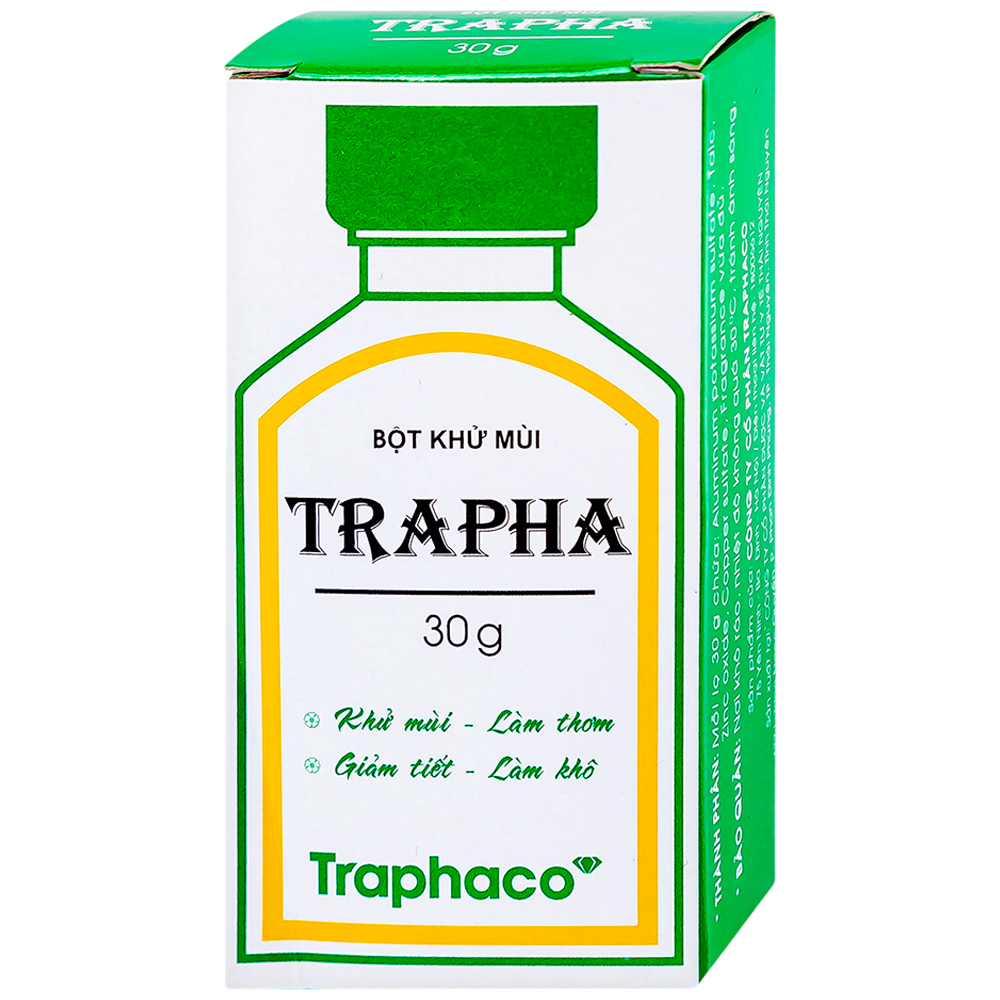 Bột Trapha khử mùi hôi chân và nách (30g)