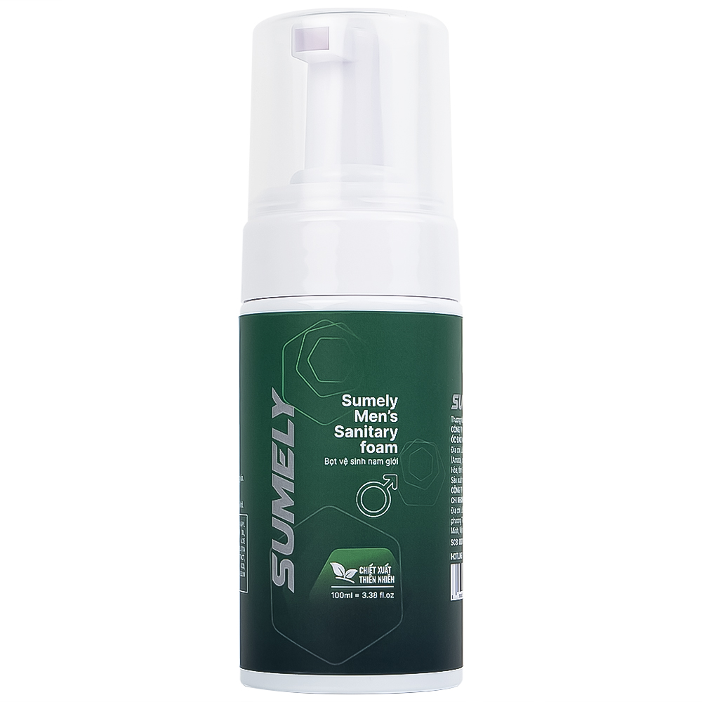 Bọt vệ sinh nam Sumely Men's Sanitary Foam làm sạch, khử và ngăn mùi, hương thơm mát (100ml)
