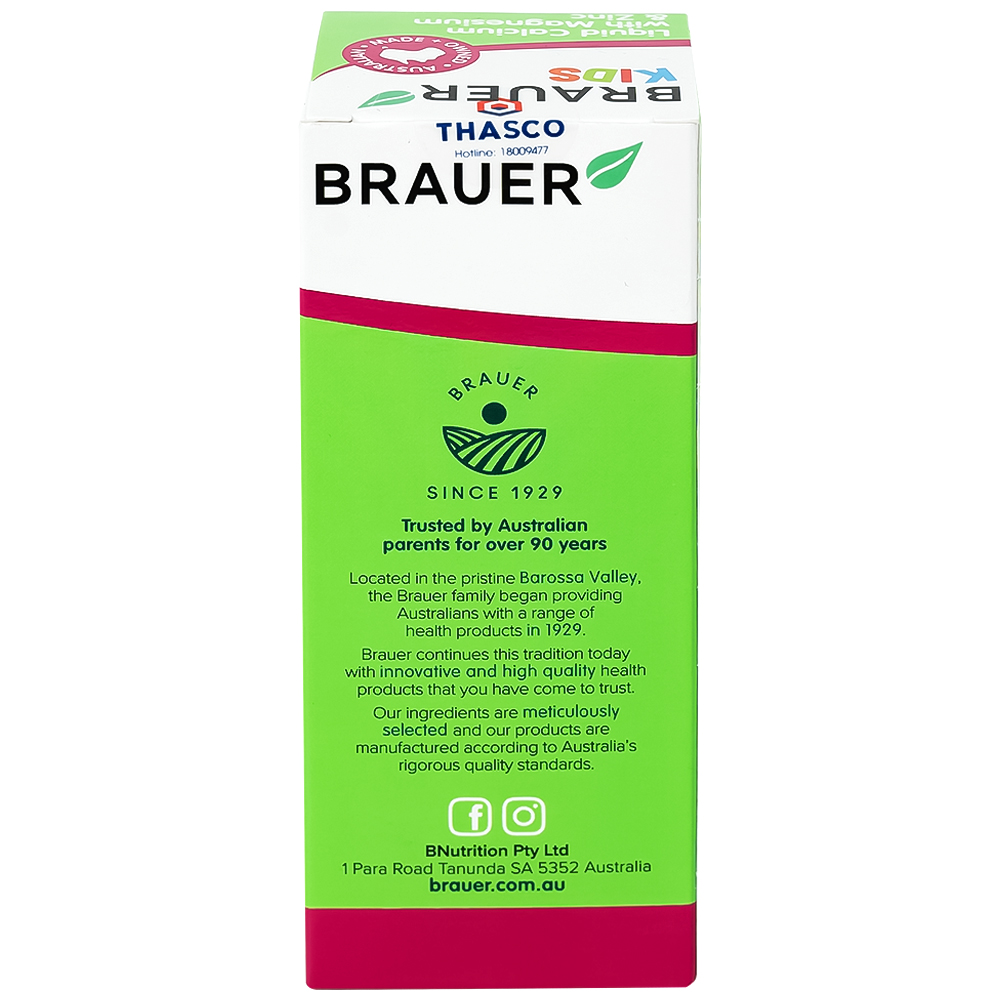 Siro hỗ trợ xương răng phát triển chắc khỏe cho bé Kids Liquid Calcium with Magnesium And Zinc (200ml)