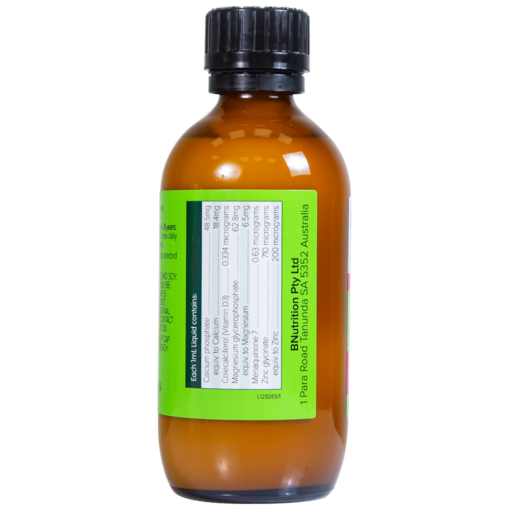 Siro hỗ trợ xương răng phát triển chắc khỏe cho bé Kids Liquid Calcium with Magnesium And Zinc (200ml)