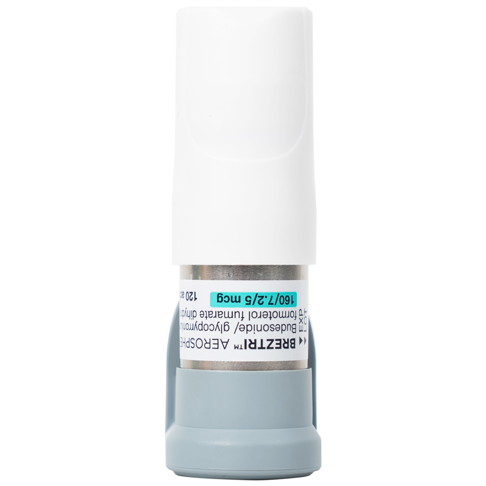 Thuốc hít Breztri 160/7.2/5mcg Astrazeneca giảm co thắt phế quản (120 liều)