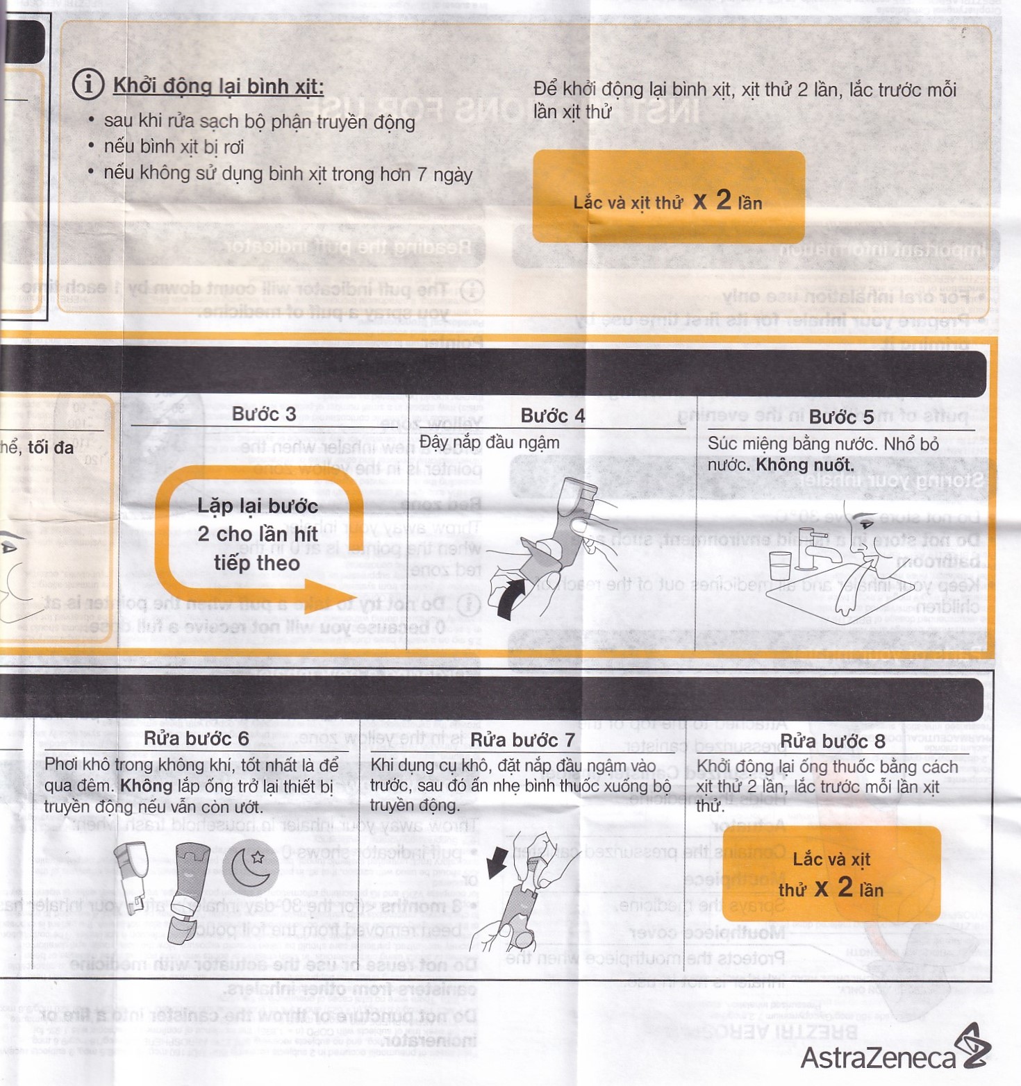 Thuốc hít Breztri 160/7.2/5mcg Astrazeneca giảm co thắt phế quản (120 liều)