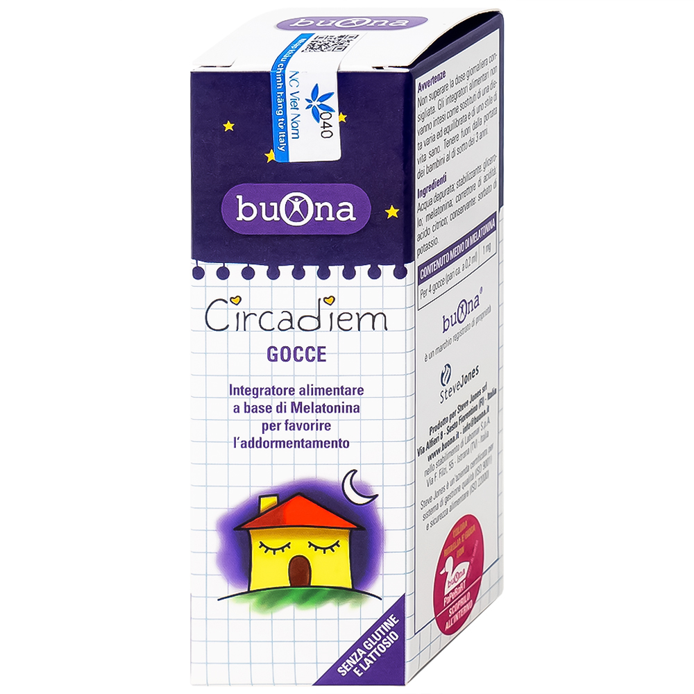 Dung dịch hỗ trợ giúp ngủ ngon Buona Circadiem (20ml)