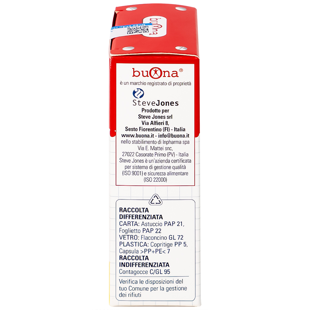 Dung dịch giúp giảm nguy cơ thiếu máu do thiếu sắt Buona Ferrodue (15ml)