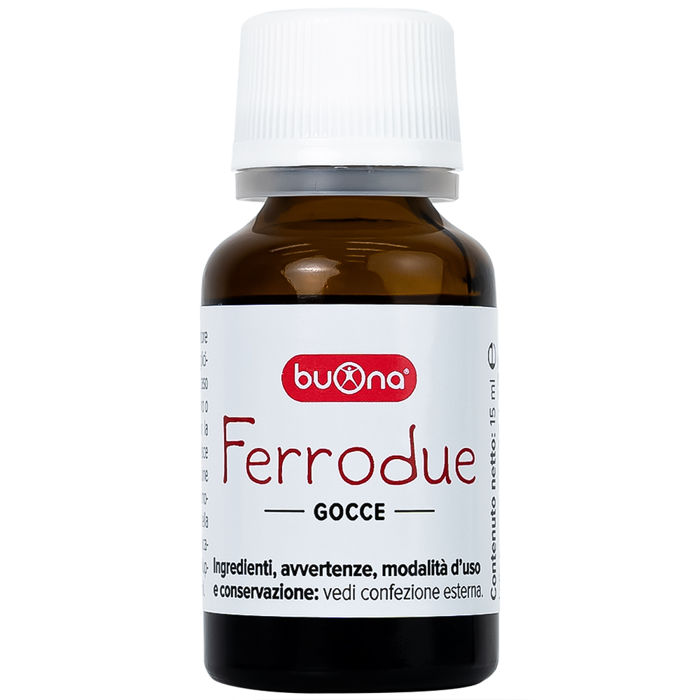 Dung dịch giúp giảm nguy cơ thiếu máu do thiếu sắt Buona Ferrodue (15ml)