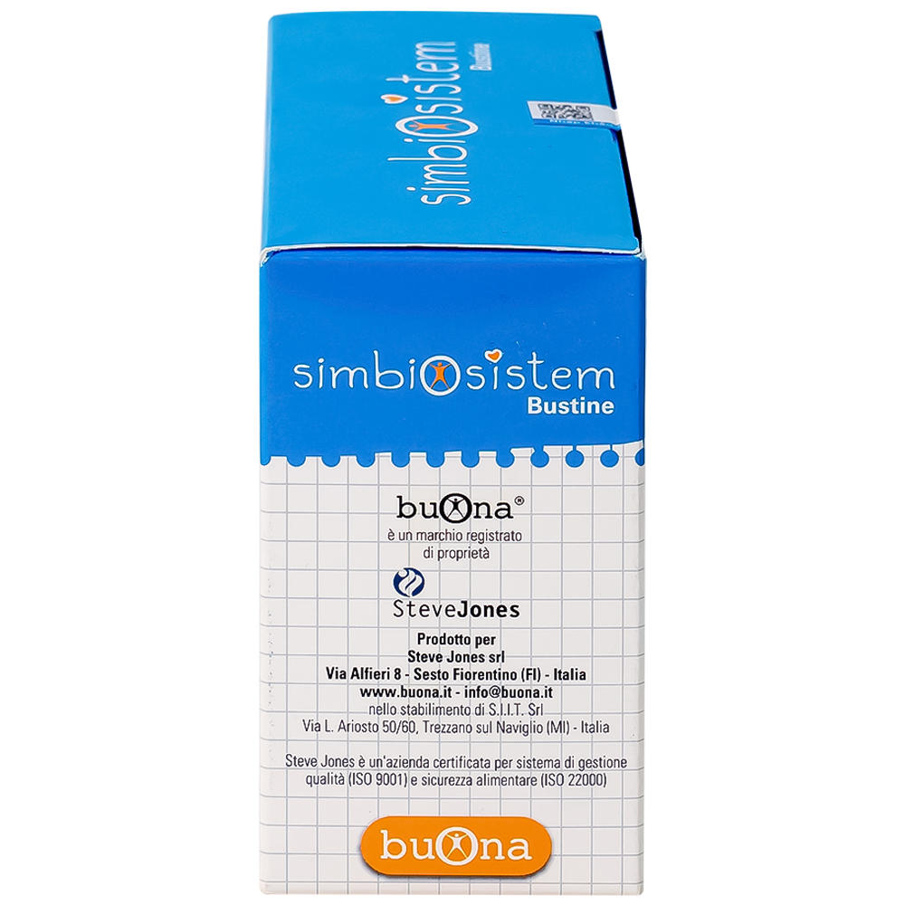 Bổ sung chất xơ và lợi khuẩn Bouna Simbiosistem Bustine (20 gói)