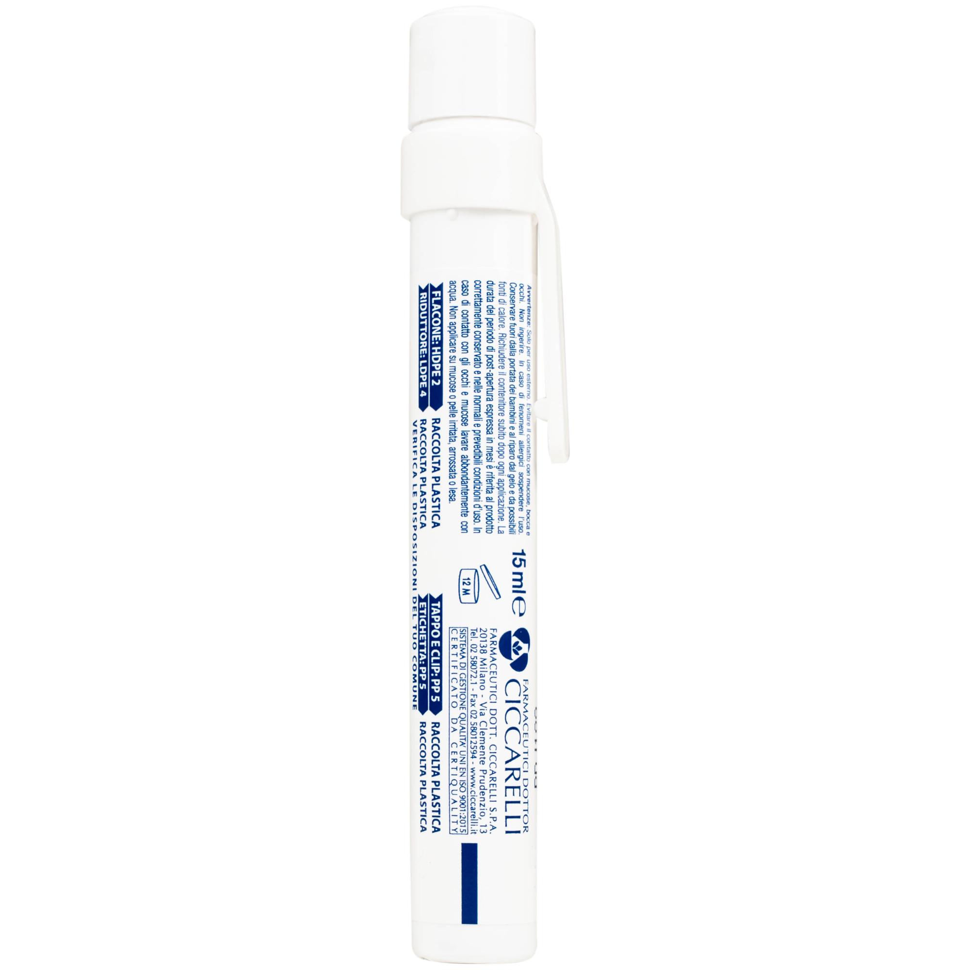 Bút chấm vết đốt muỗi, côn trùng Dr.Ciccarelli S.O.S Pelle After Bite Pen giúp làm dịu và giảm ngứa tức thì (15ml)