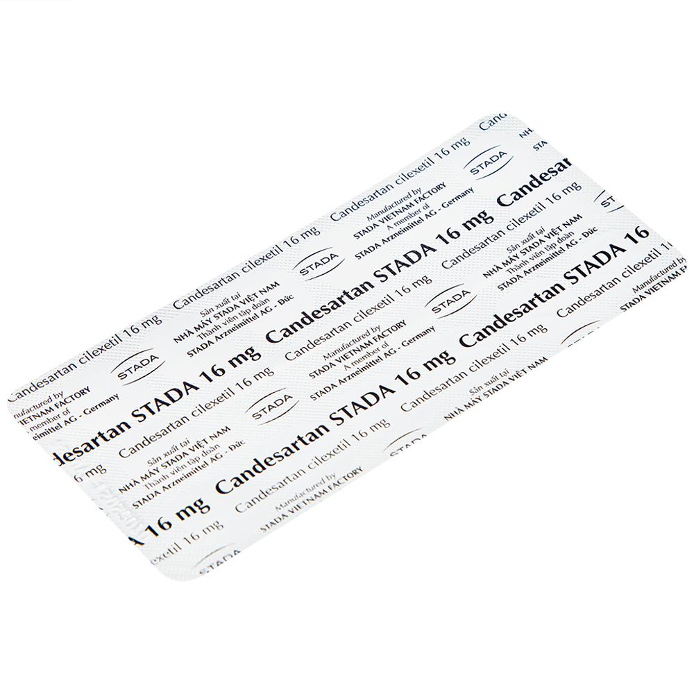 Thuốc Candesartan Stada 16mg điều trị tăng huyết áp vô căn, suy tim (2 vỉ x 14 viên)