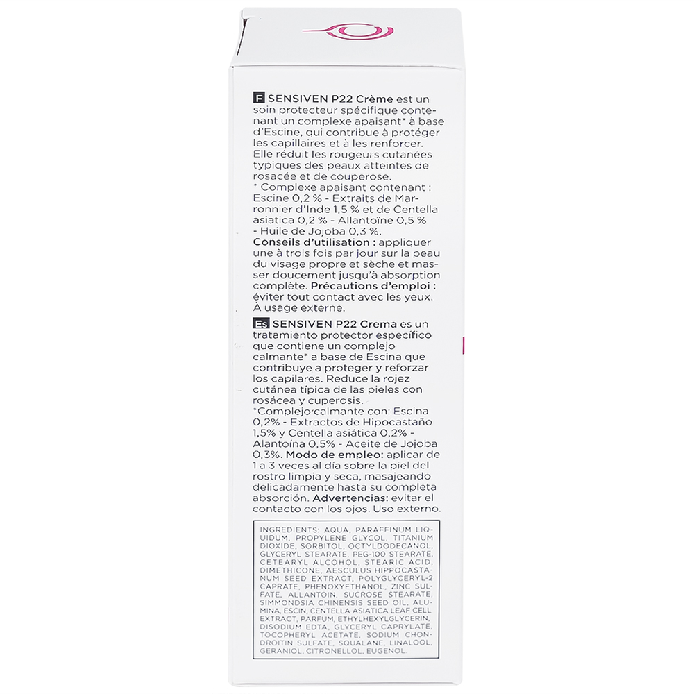 Kem bôi dịu da, dưỡng ẩm Canova Sensiven P22 Soothing Cream Sifarma 50ml