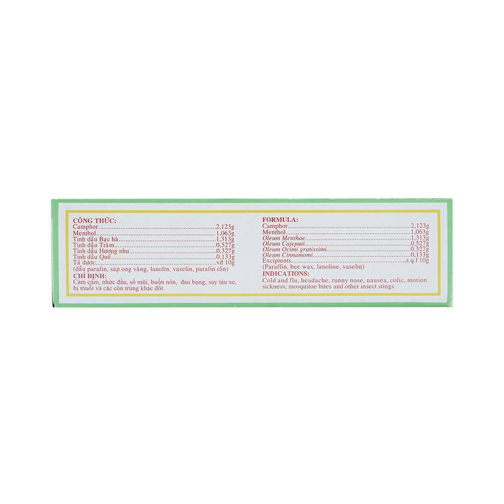 Cao Sao Vàng OPC điều trị cảm cúm, nhức đầu (12 chai x 10g)