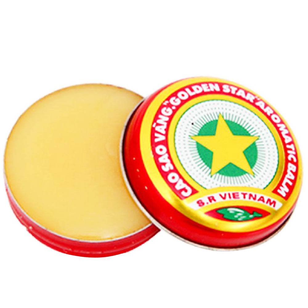 Cao Sao Vàng Golden Star TW3 dùng trong cảm cúm, nhức đầu, sổ mũi, đau bụng, buồn nôn, say tàu xe (3g)