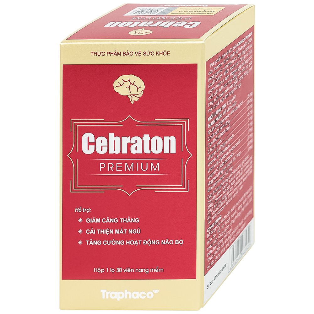Viên hỗ trợ hoạt huyết Cebraton Premium Traphaco (30 viên)