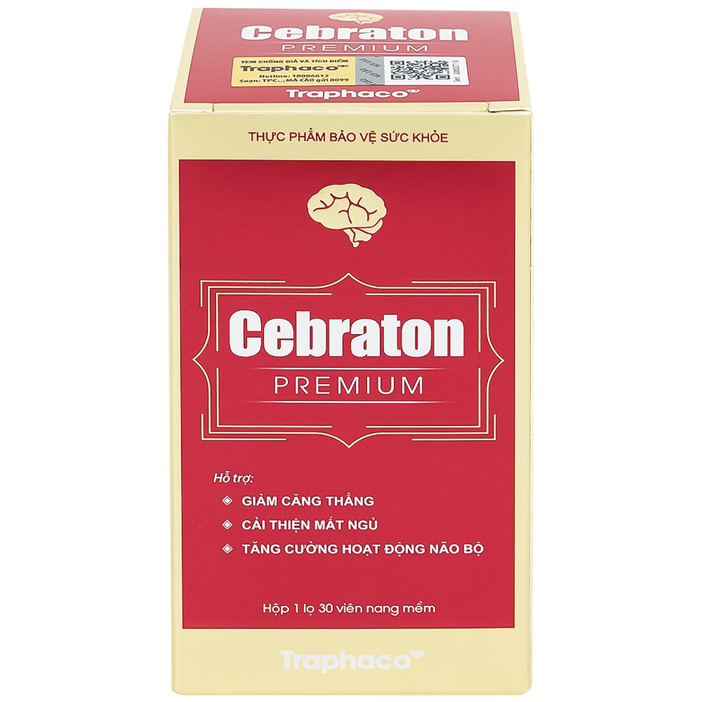 Viên hỗ trợ hoạt huyết Cebraton Premium Traphaco (30 viên)