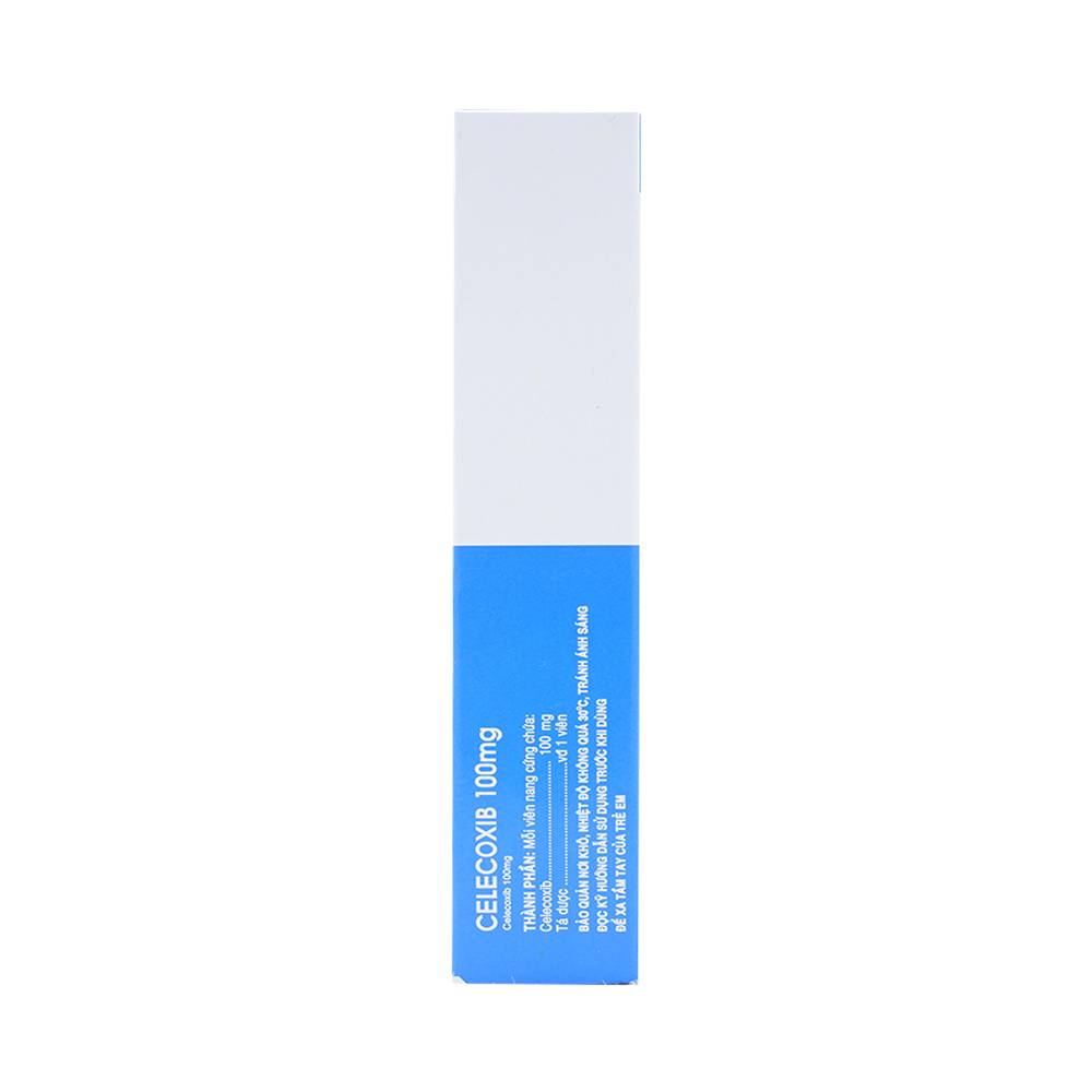Thuốc Celecoxib 100mg Vidipha điều trị thoái hóa khớp, viêm khớp dạng thấp (3 vỉ x 10 viên)