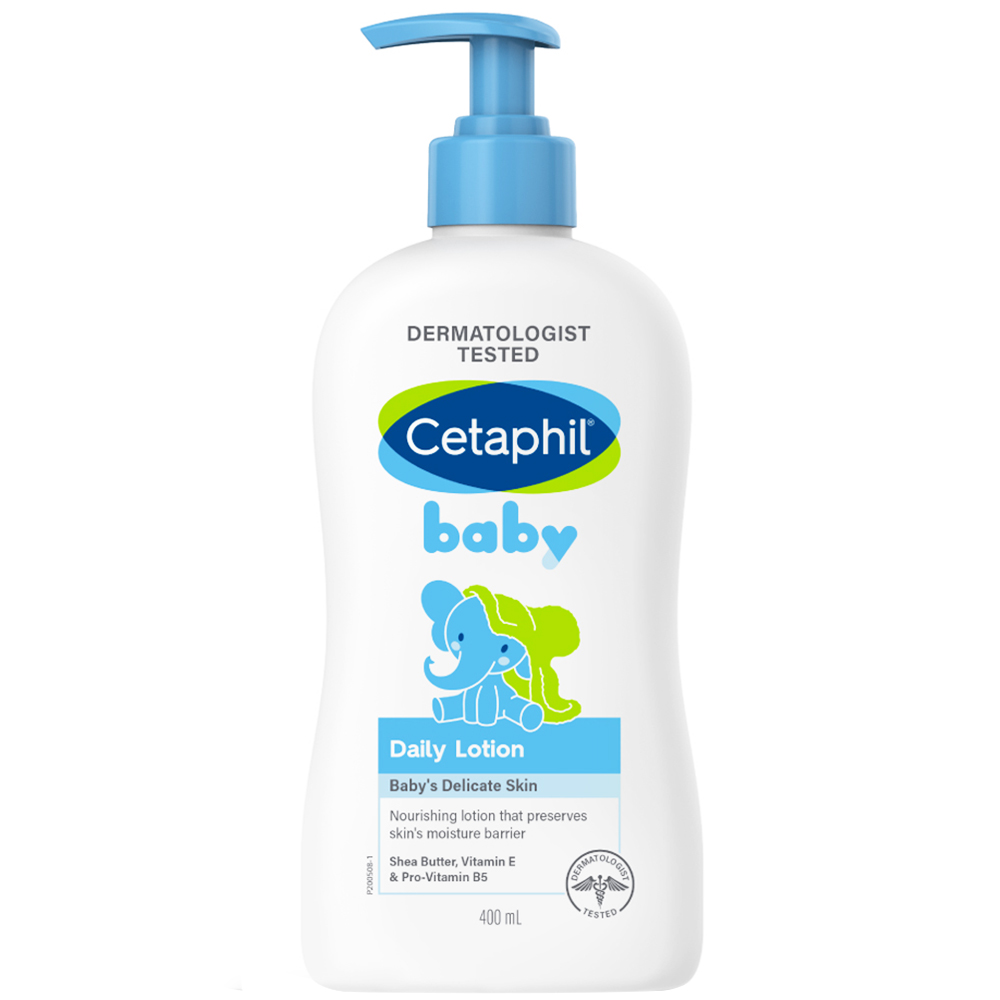 Sữa dưỡng ẩm toàn thân cho bé Cetaphil Baby Daily Lotion Face and Body làm mềm da, không gây kích ứng da (400ml)