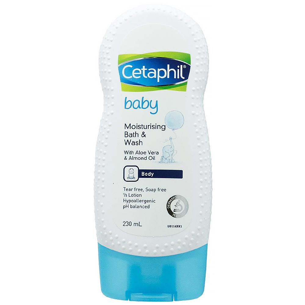 Sữa tắm dưỡng ẩm cho trẻ em Cetaphil Baby Moisturising Bath And Wash (230ml)