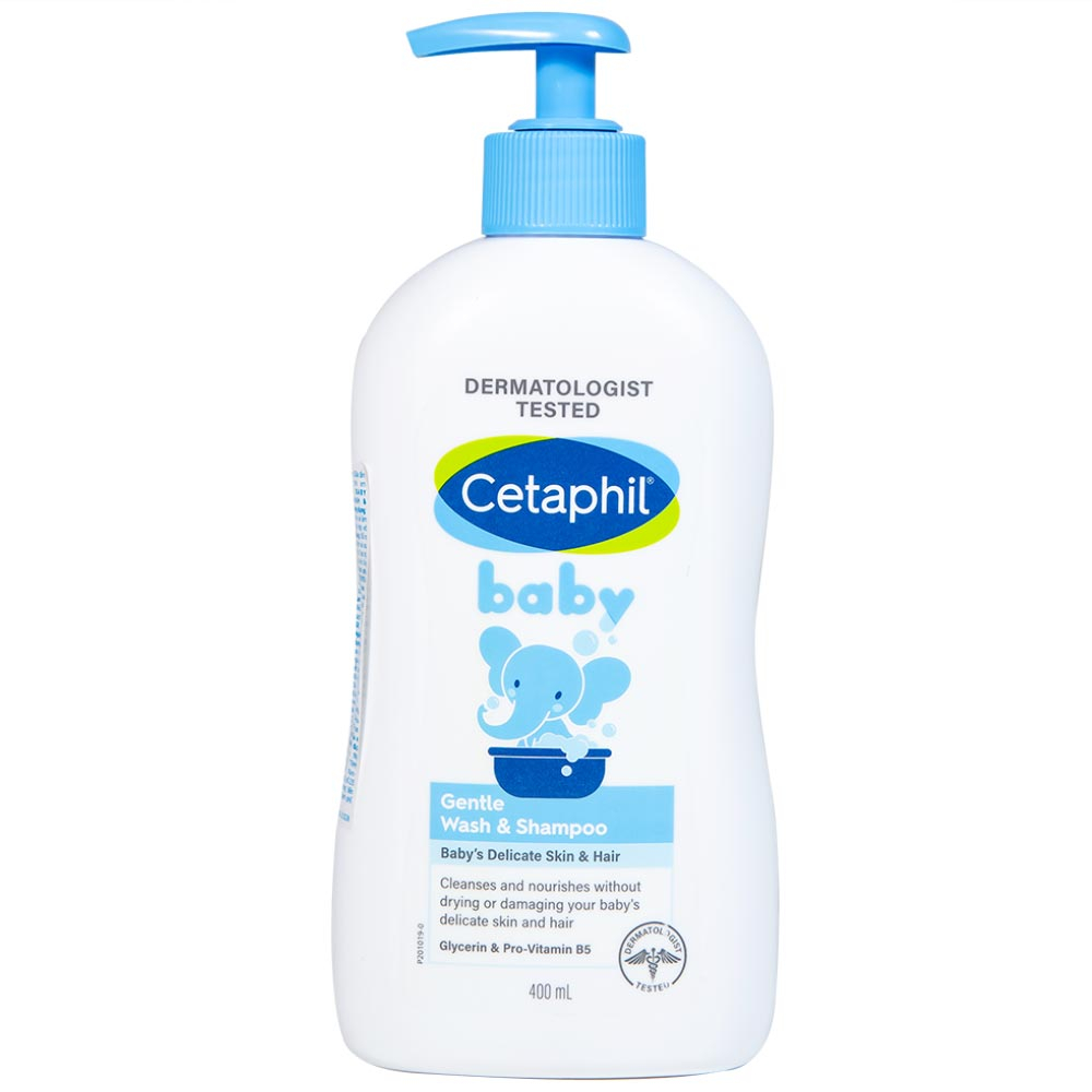 Sữa tắm gội em bé Cetaphil Baby Gentle Wash and Shampoo dịu nhẹ (400ml)