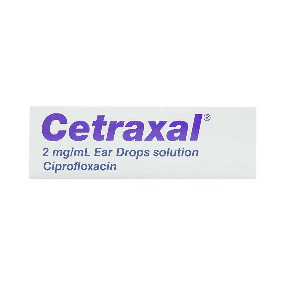 Dung dịch nhỏ tai Cetraxal Salvat điều trị viêm tai ngoài cấp tính (15 ống)