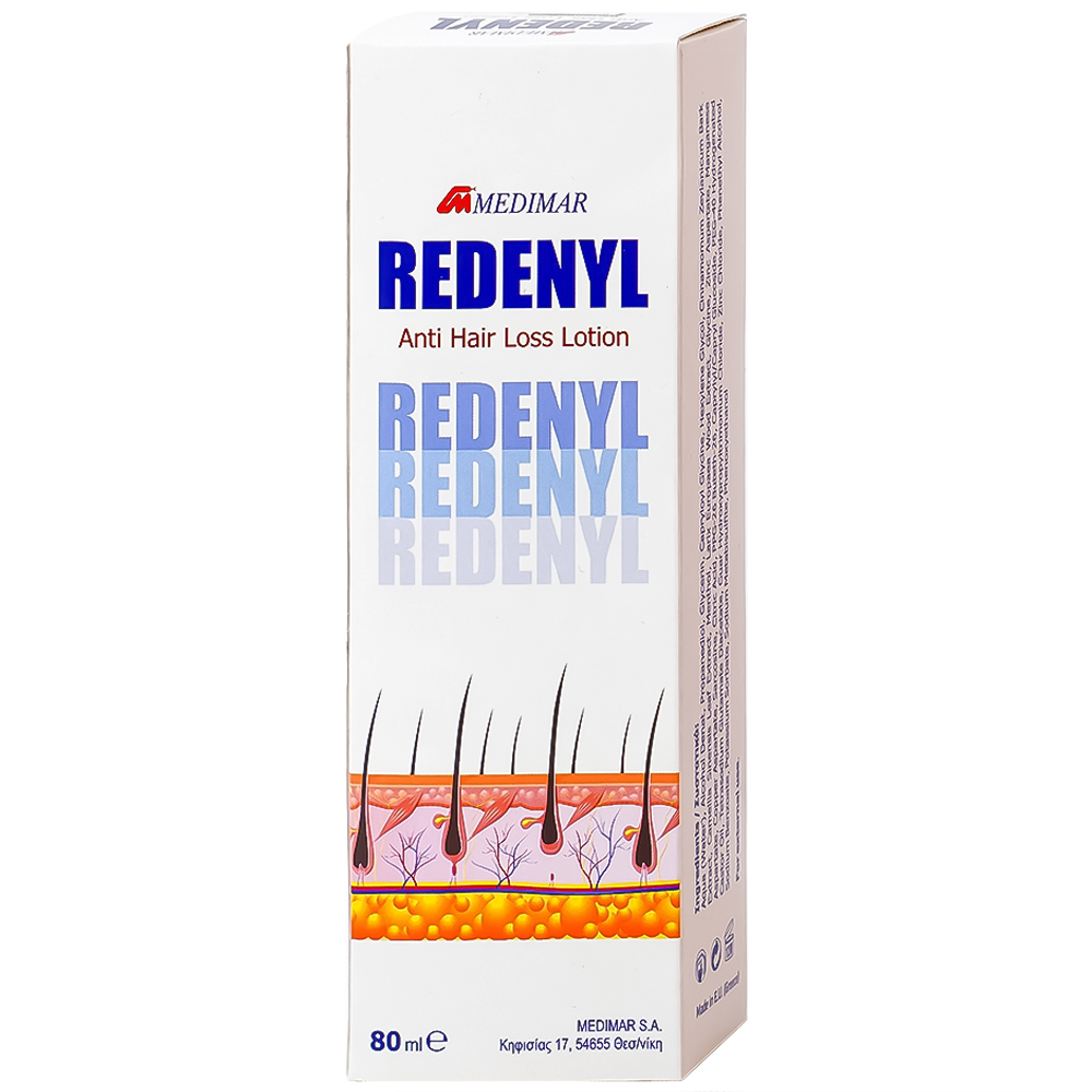 Xịt mọc tóc, ngăn ngừa rụng tóc Redenyl Lotion Medimar 80ml