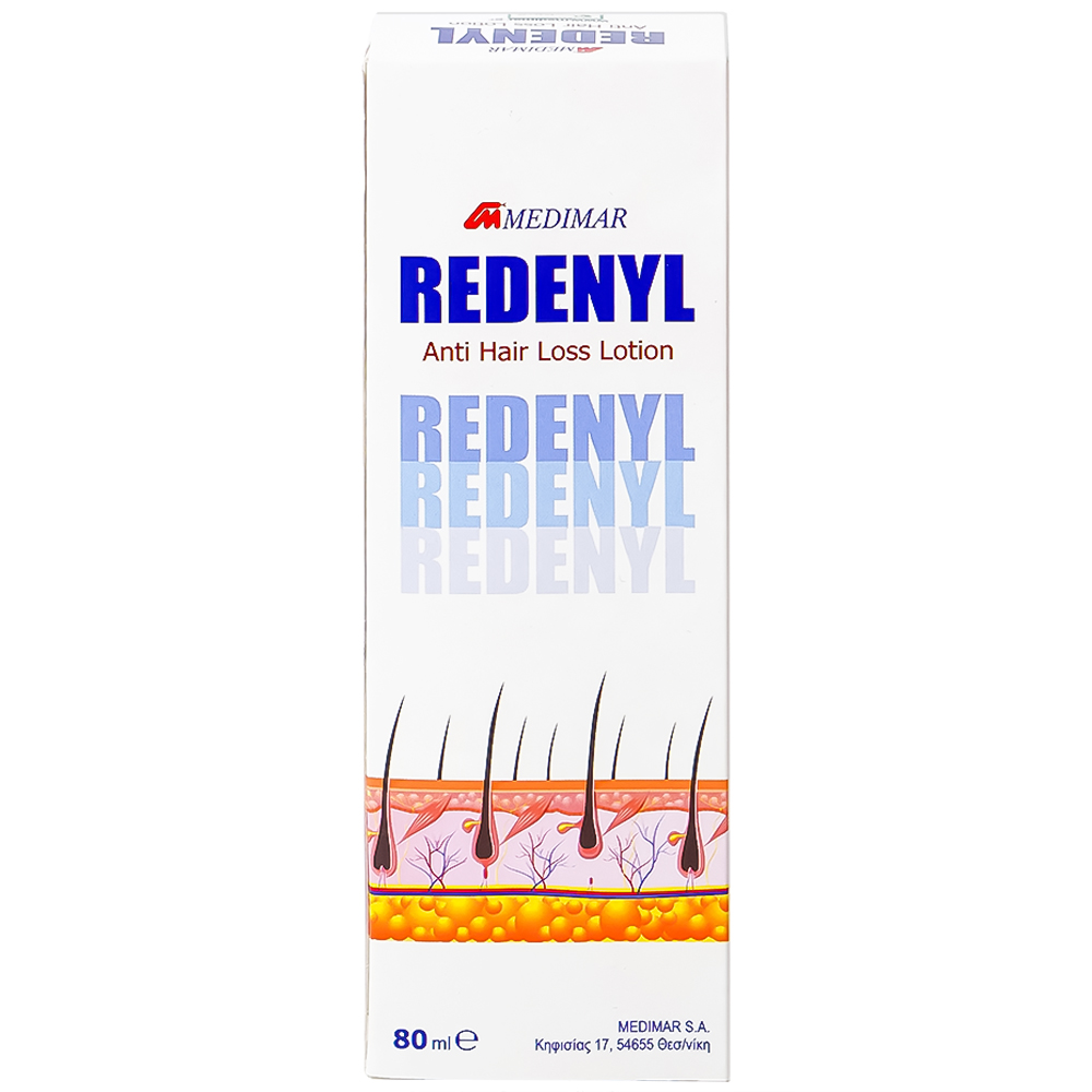 Xịt mọc tóc, ngăn ngừa rụng tóc Redenyl Lotion Medimar 80ml