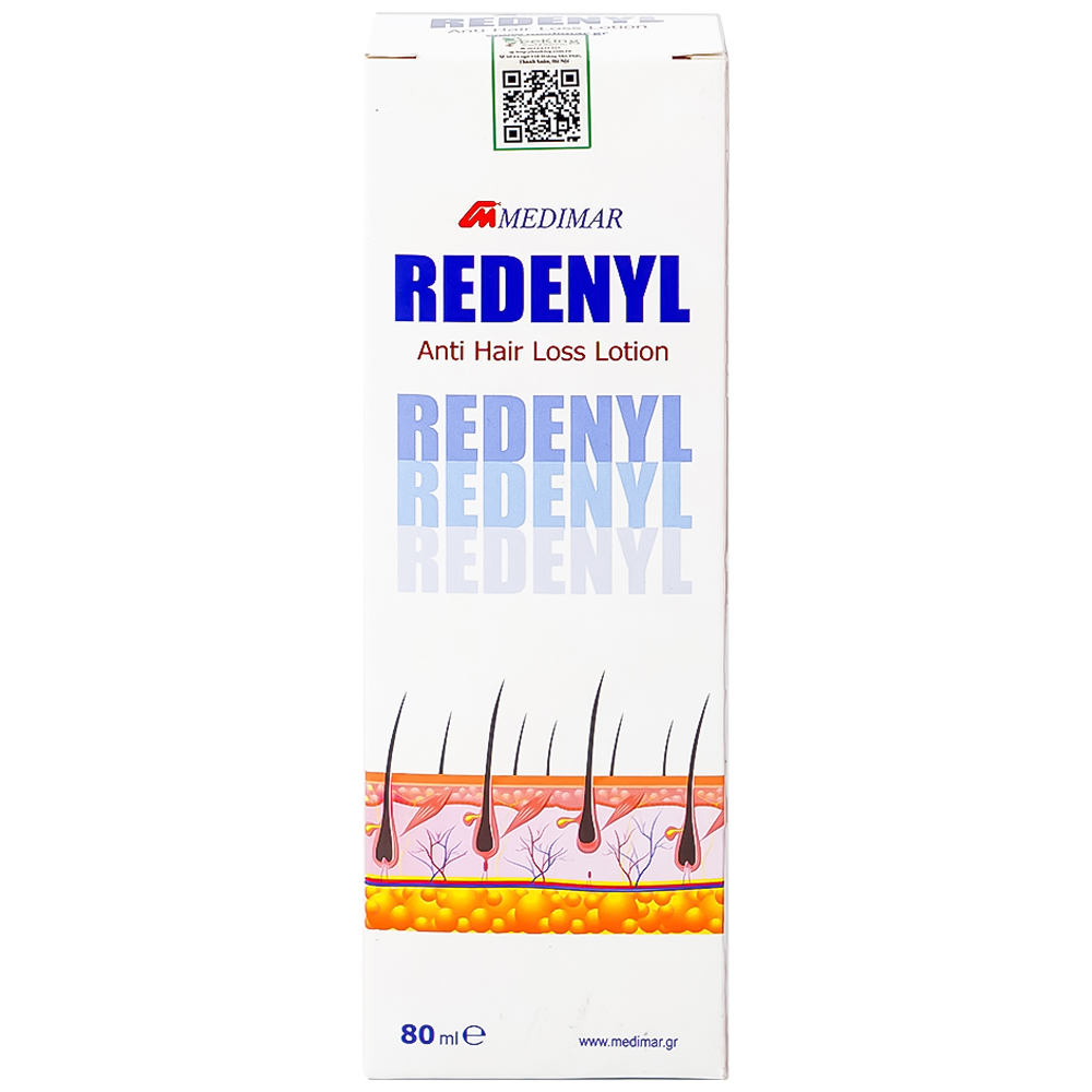 Xịt mọc tóc, ngăn ngừa rụng tóc Redenyl Lotion Medimar 80ml