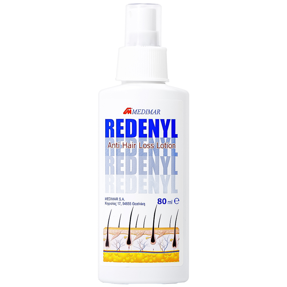 Xịt mọc tóc, ngăn ngừa rụng tóc Redenyl Lotion Medimar 80ml