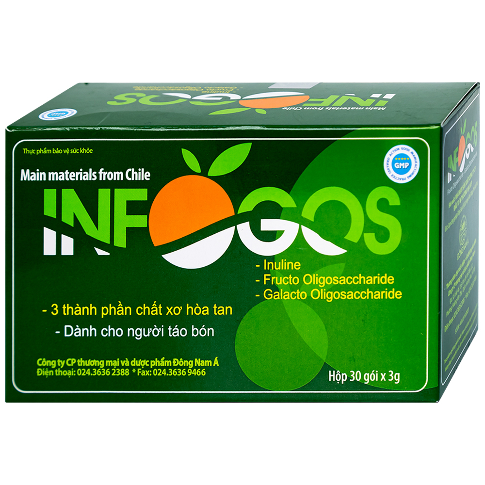 Bột hòa tan giúp giảm táo bón Infogoss IAP (30 gói)