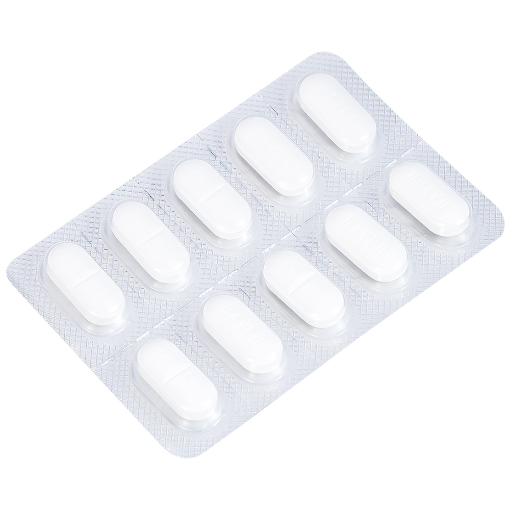 Thuốc Ciprobay 500mg Bayer điều trị nhiễm trùng (1 vỉ x 10 viên)