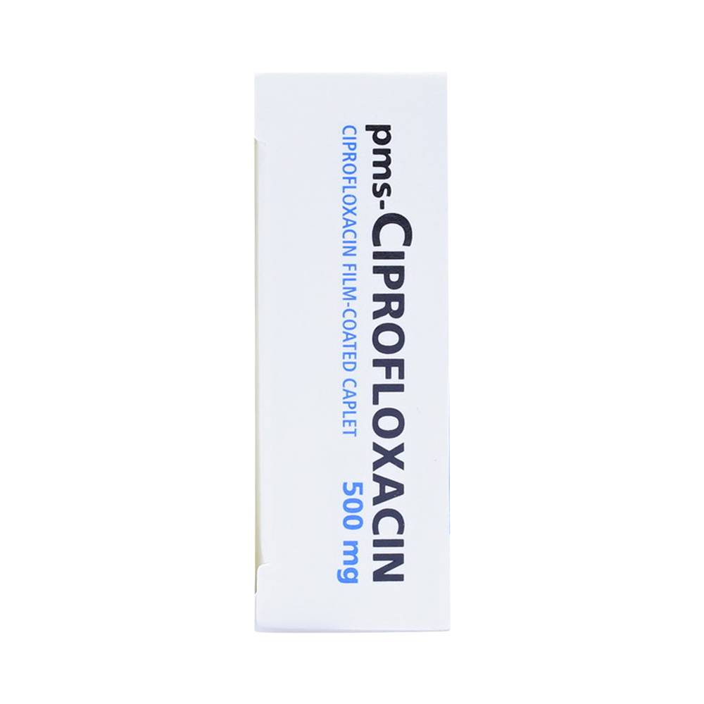 Thuốc PMS-Ciprofloxacin 500mg điều trị nhiễm khuẩn nặng (2 vỉ x 10 viên)