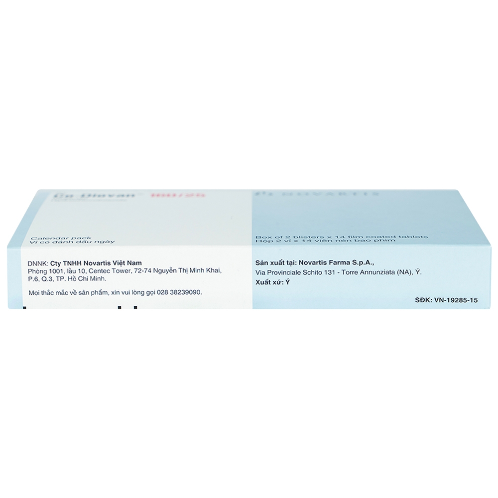 Thuốc Codiovan 160mg/25mg Novartis điều trị tăng huyết áp (2 vỉ x 14 viên)