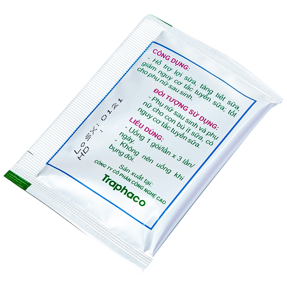 Cốm lợi sữa hỗ trợ lợi sữa, tăng tiết sữa cho phụ nữ sau sinh TT.Galac Traphaco (20 gói x 3g)