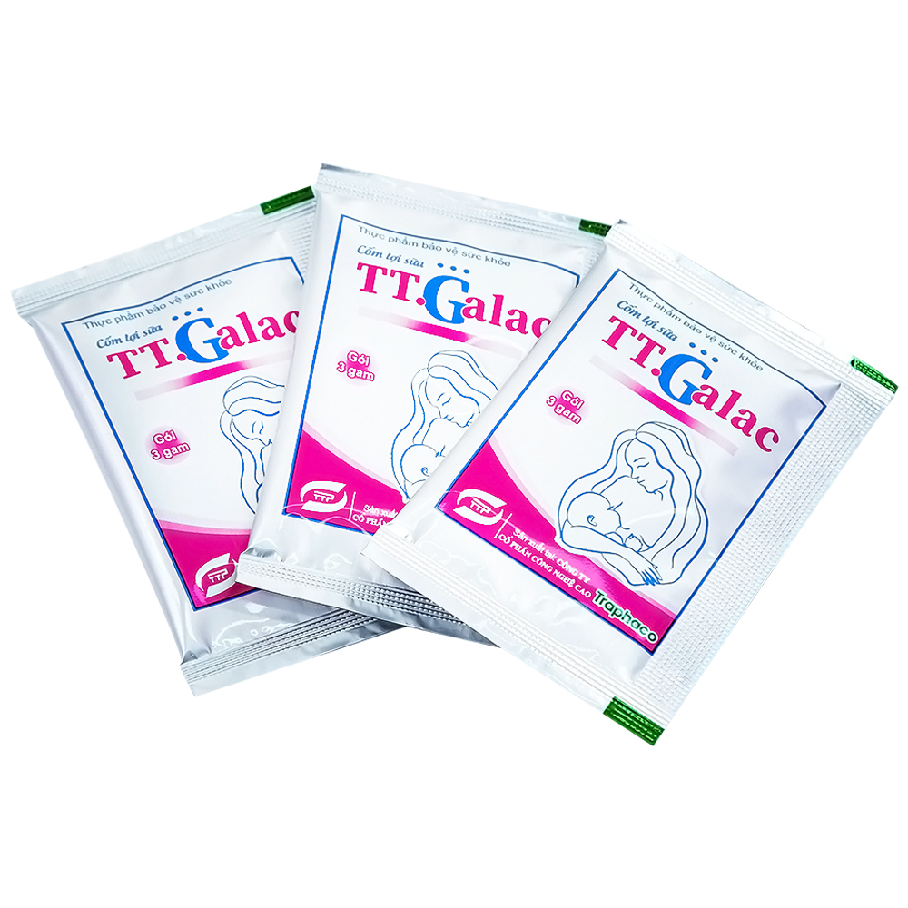 Cốm lợi sữa hỗ trợ lợi sữa, tăng tiết sữa cho phụ nữ sau sinh TT.Galac Traphaco (20 gói x 3g)