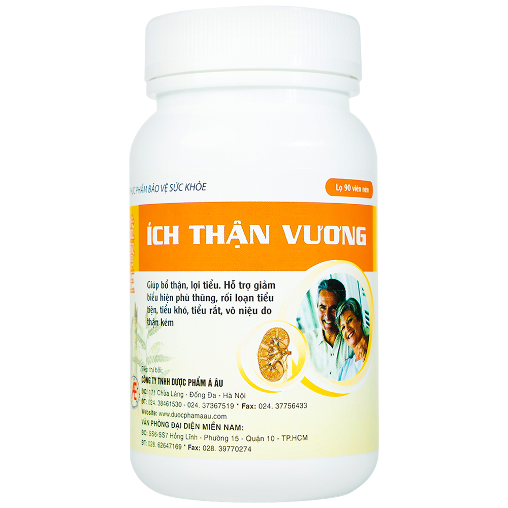 Viên uống bổ thận lợi tiểu Ích Thận Vương (2 lọ x 90 viên)