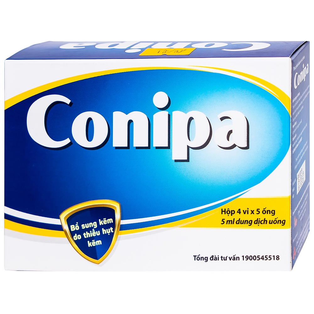 Dung dịch bổ sung kẽm Conipa CPC1 Hà Nội (4 vỉ x 5 ống)