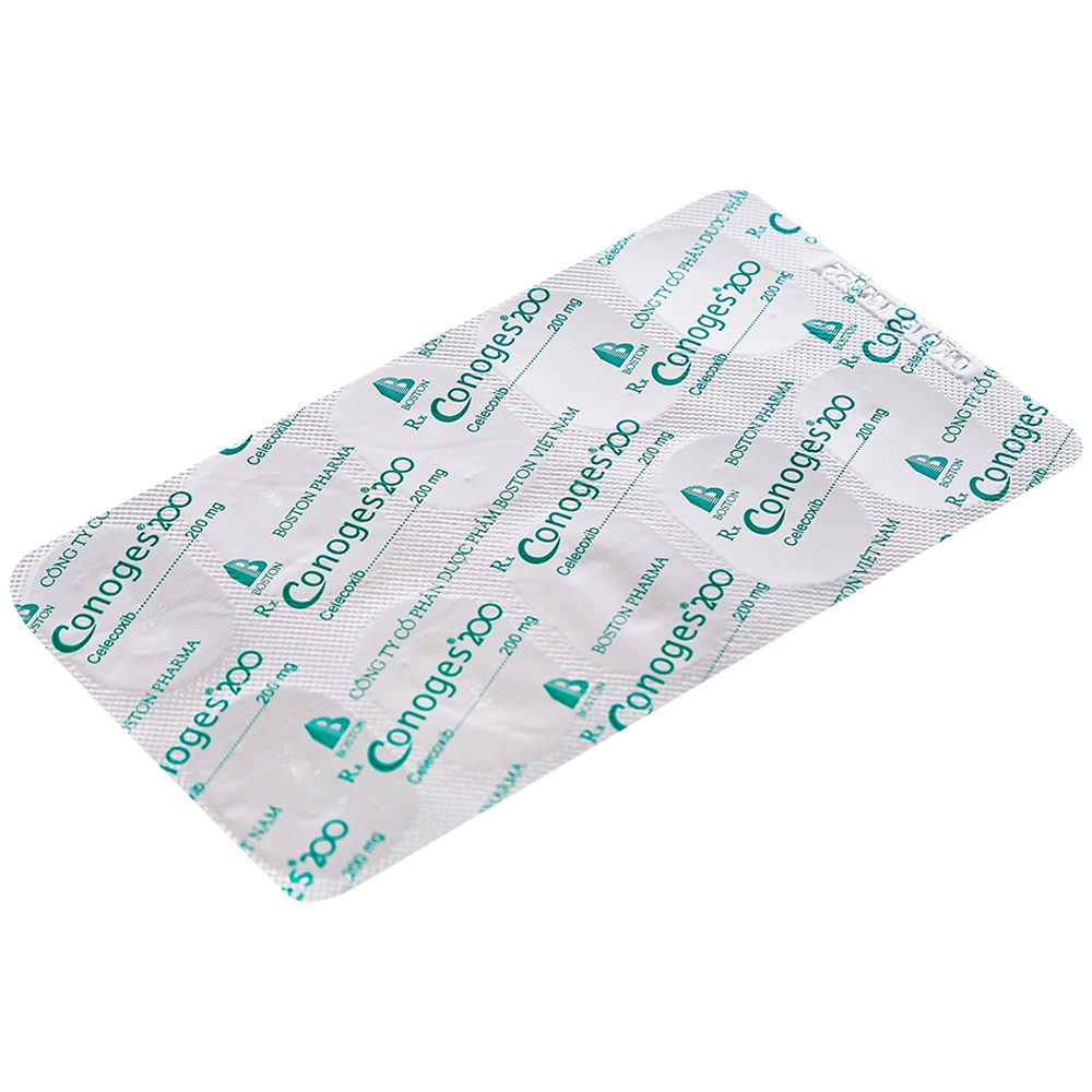Thuốc Conoges 200 Boston điều trị triệu chứng viêm xương khớp, viêm khớp dạng thấp (30 viên)
