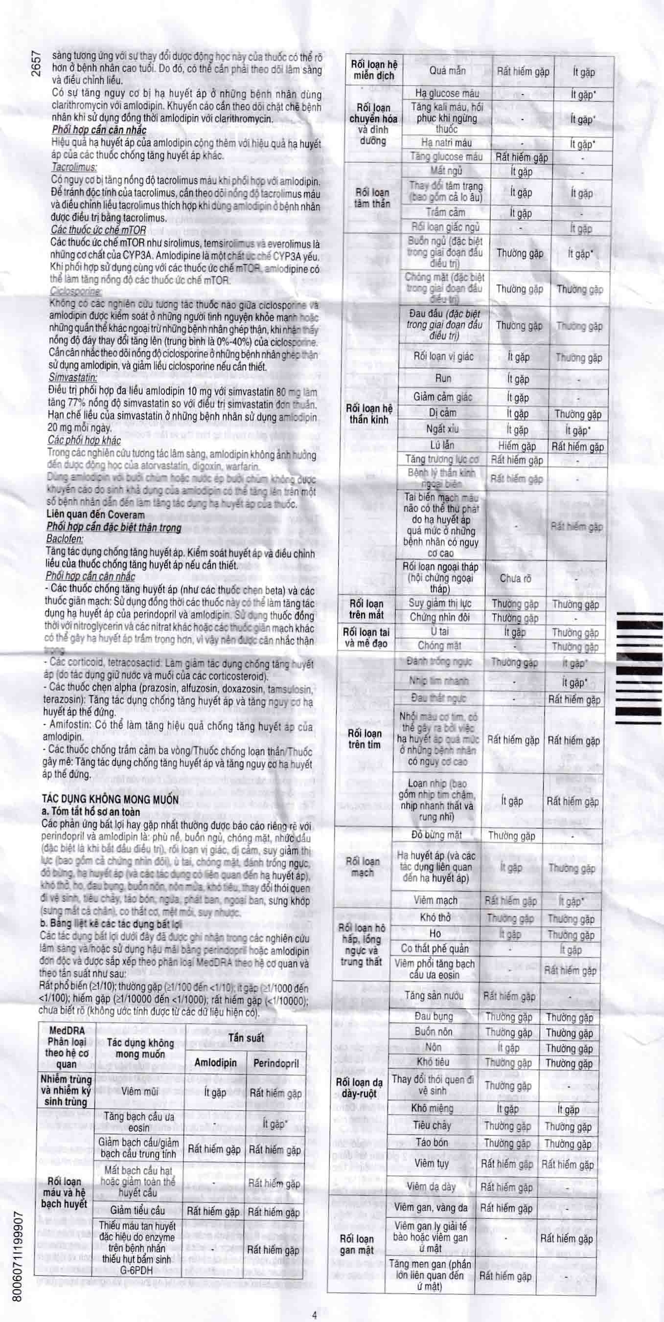 Thuốc Coveram 10mg/10mg Servier điều trị tăng huyết áp (30 viên)