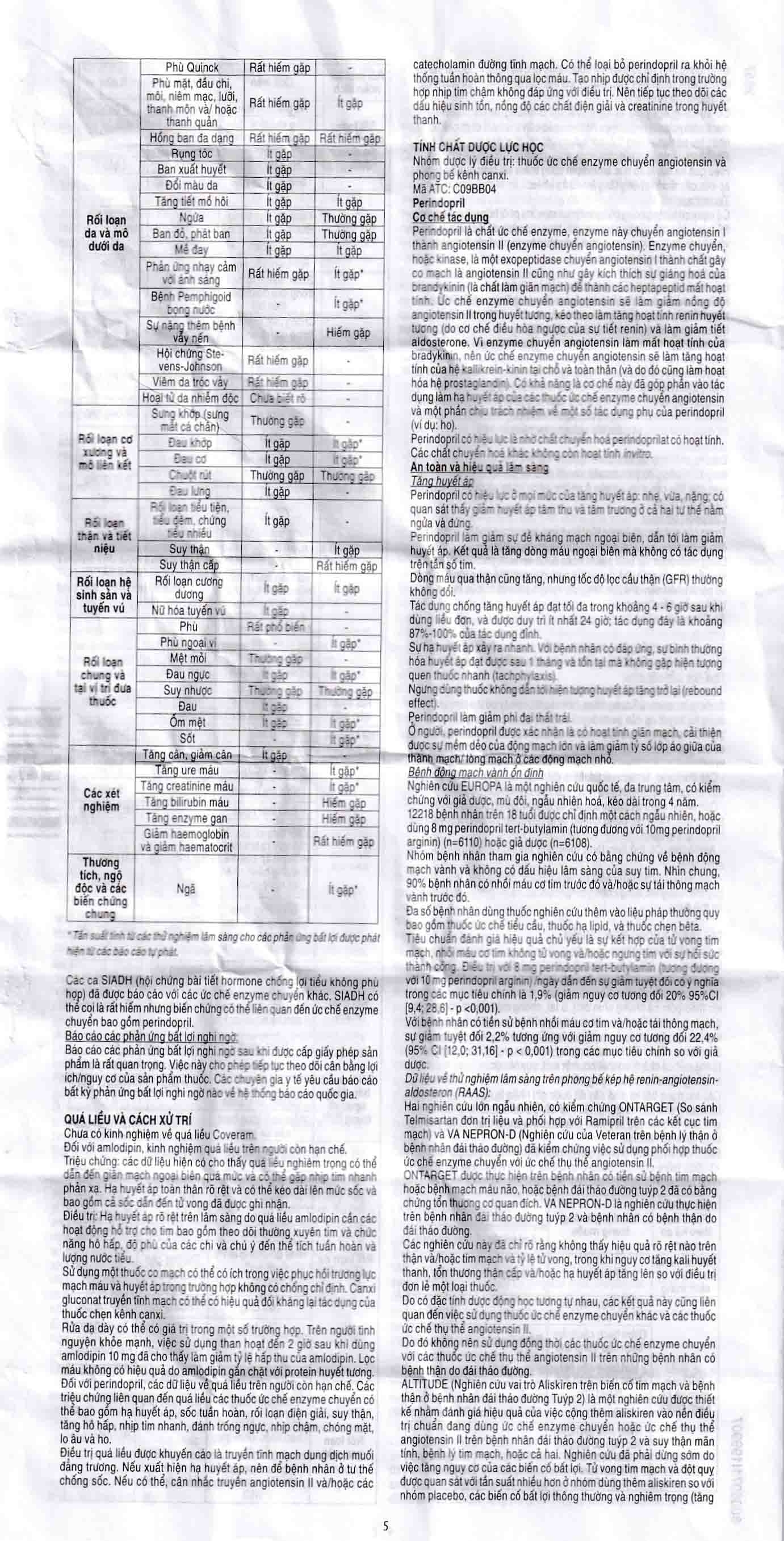 Thuốc Coveram 10mg/10mg Servier điều trị tăng huyết áp (30 viên)