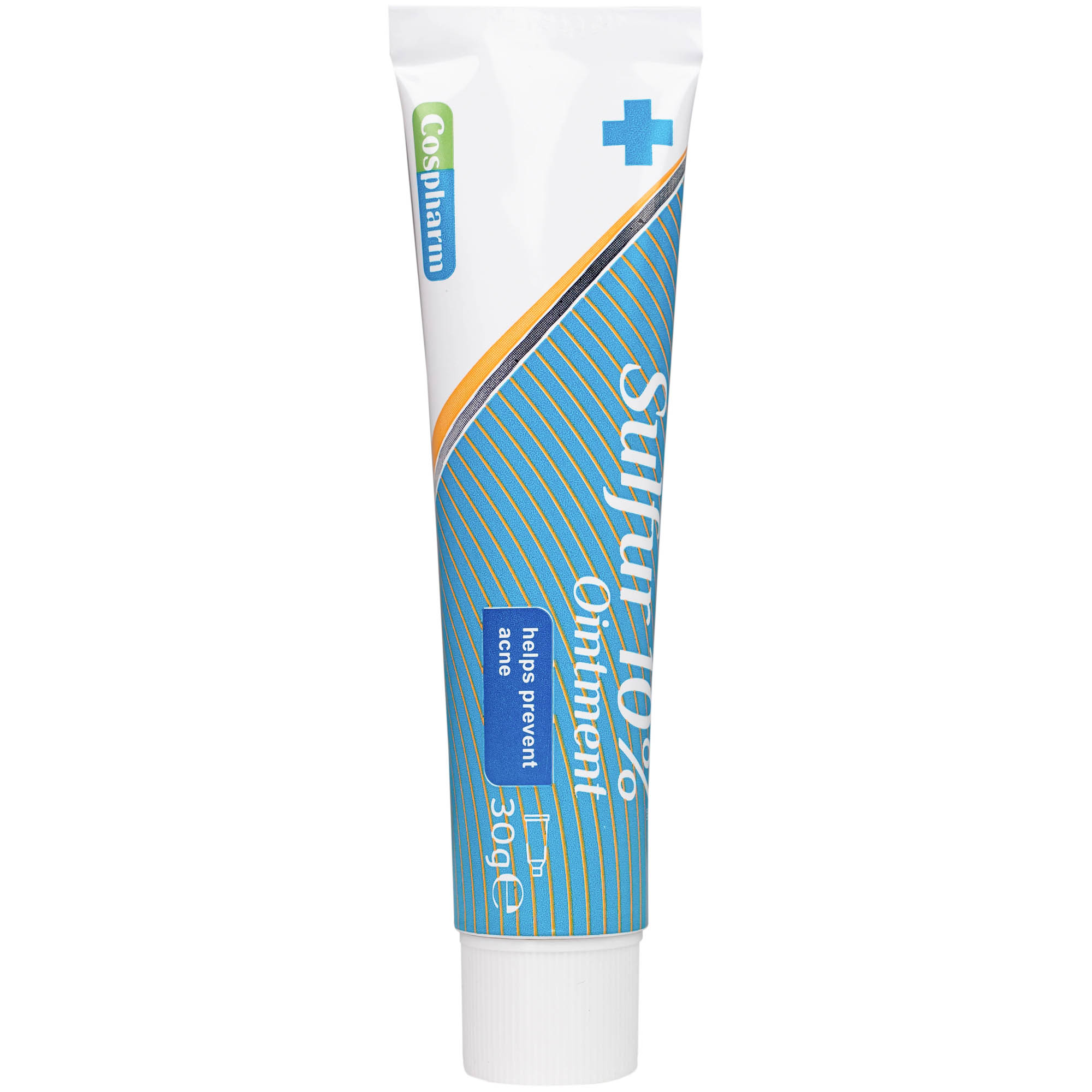 Kem bôi ngừa mụn, giảm sưng viêm sulfur 10% ointment Cospharm 30g