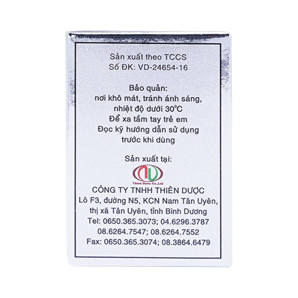 Thuốc Crila Forte Thiên Dược điều trị phì đại lành tính tuyến tiền liệt, u xơ tử cung (20 viên)