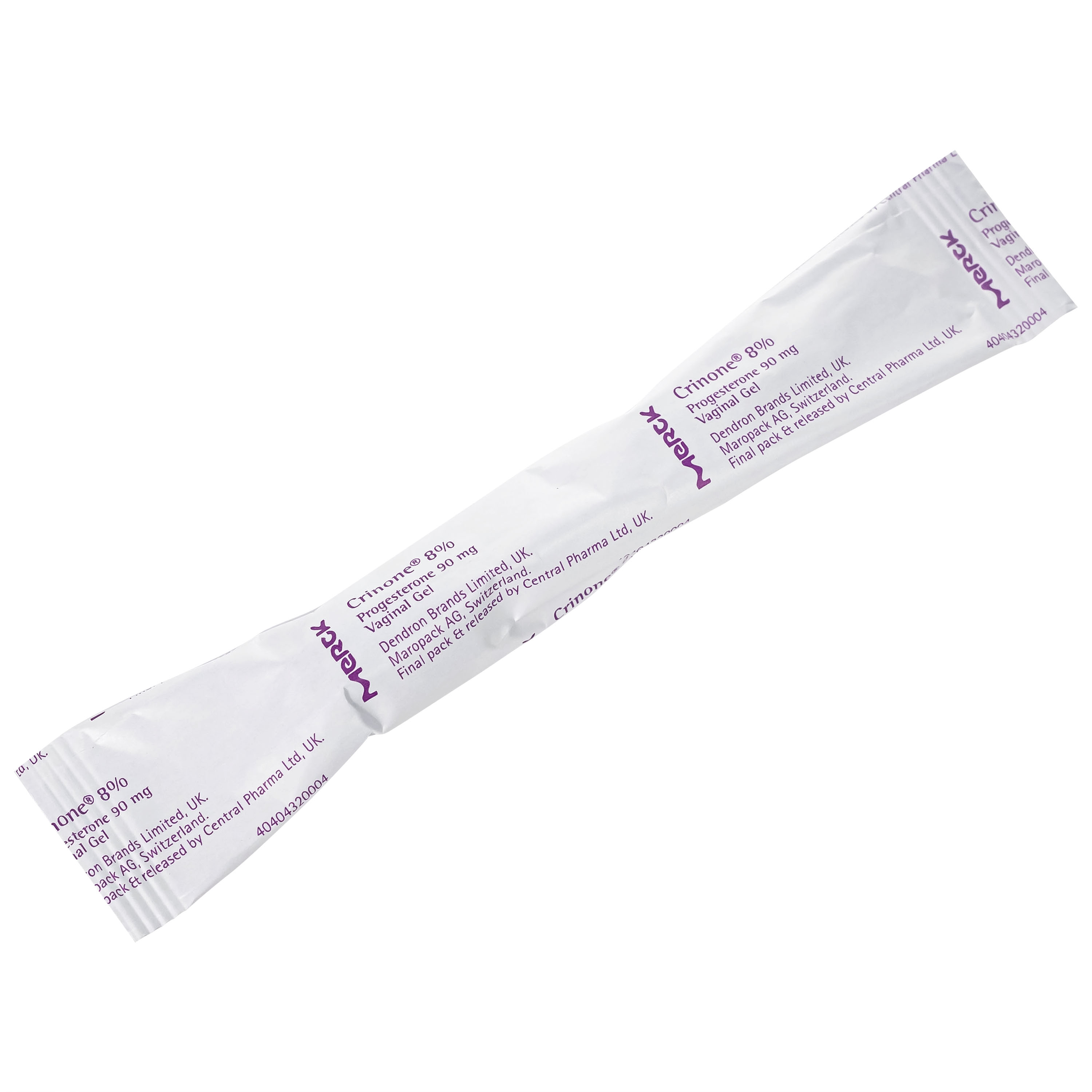 Gel Crinone 8% Merck điều trị các rối loạn liên quan đến sự thiếu hụt progesterone (15 ống)